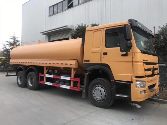 SINOTRUK HOWO 6X4 Caminhão de tanque de combustível usado 20m3 25m3 375HP 371HP Wd615.69 Capacidade do motor&gt; 8L