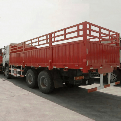 6X4 Veículo de transporte Sinotruk Caixa Camião de carga com apoio técnico de peças sobressalentes