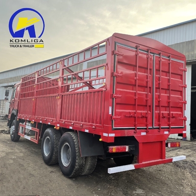 St16/Hc16/Hc16 eixos traseiros Sinotruk HOWO 6X4 caminhão de segunda mão para carga de estacas de vedação