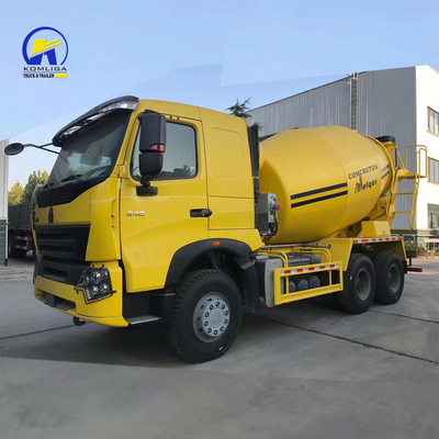 Sinotruk HOWO 8 Cbm 9cbm 10cbm camião de mistura de cimento com potência máxima de 300-400 cv