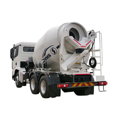Pedido personalizado Shacman 6X4 caminhão misturador de concreto com 300L tanque de combustível