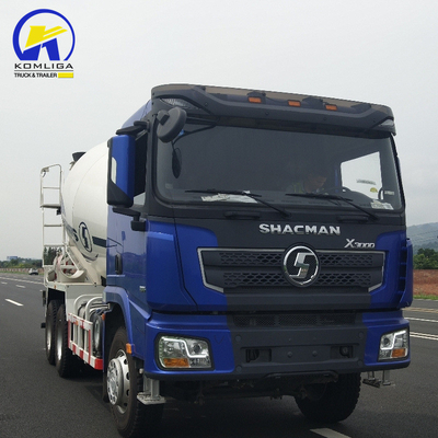 Shacman 6X4 caminhão de mistura de concreto com desempenho e levantamento hidráulico de rebentador ventral