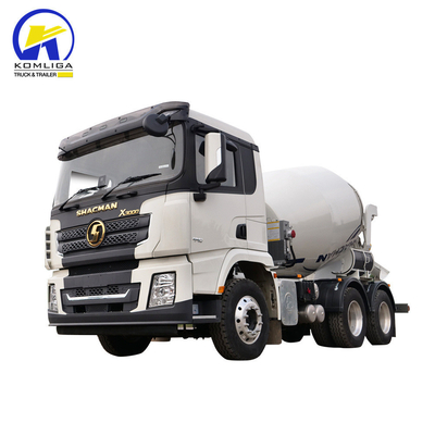 Shacman 6X4 caminhão de mistura de concreto com desempenho e levantamento hidráulico de rebentador ventral