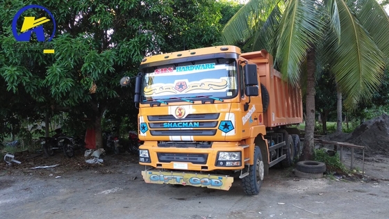 371HP Em boas condições Shacman 6X4 Mining Tipper camião de lixo usado com certificação GCC
