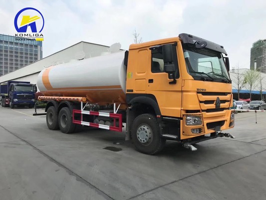 Sinotruck HOWO 20cbm 6X4 10 Pneus Caminhão-tanque de água com apoio técnico de peças sobressalentes