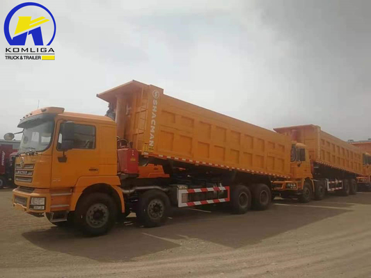 Shacman 6×4 10 Wheeler 371HP Mini Tipper Dumper Usado Dump Truck com uma cabine de cama