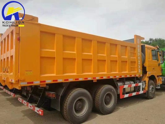 Shacman 6×4 10 Wheeler 371HP Mini Tipper Dumper Usado Dump Truck com uma cabine de cama