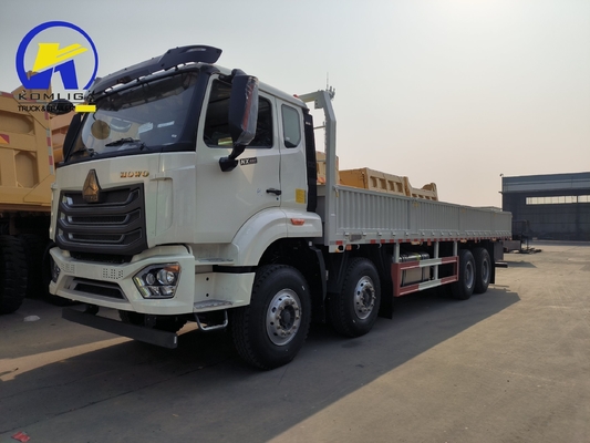 Sinotruk Sinotruck HOWO Hohan 8*4 Parede lateral Drop Van de cama plana com reboque completo