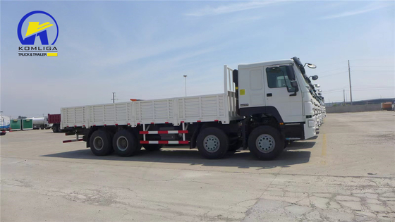 Sinotruk Sinotruck HOWO Hohan 8*4 Parede lateral Drop Van de cama plana com reboque completo