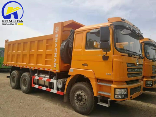 Um Sleeper com A / C Cab Shacman 6X4 10 Wheeler 371HP Mini Tipper Dumper Usado Dump Truck