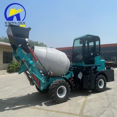 Autocarregamento 1,5m3 2m3 Diesel Mixer hidráulico de concreto para construção pesada