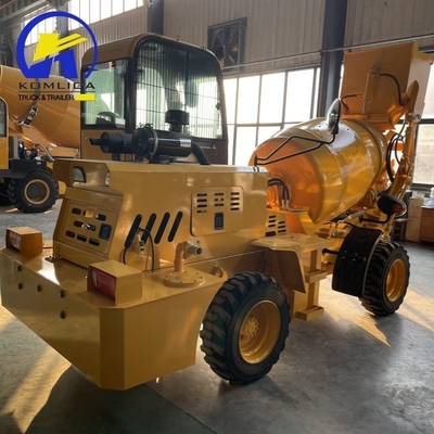 Autocarregamento 1,5m3 2m3 Diesel Mixer hidráulico de concreto para construção pesada