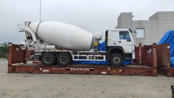 8 a 10 cbm HOWO Shacman Cement Mixer Truck Transmissão manual para África Necessidade