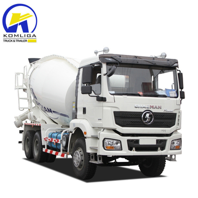 Design de pneus radiais Shacman F3000 caminhão de mistura de concreto para grandes projetos de construção