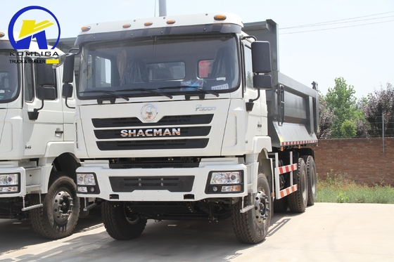 375HP Shacman 6X4 10 Wheeler Mining Tipper Tipping Dumper Usado camião de lixo