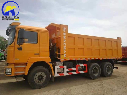 Shacman 6X4 10 Wheeler 380HP Mining Tipper Tipping Dumper Usado caminhão de lixo com LHD / RHD