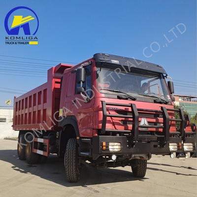 6X4 20-30 toneladas de carga pesada 3 eixos 10 rodas Sinotruk HOWO camião de descarga com cabine Hw76
