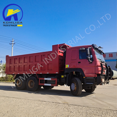 6X4 20-30 toneladas de carga pesada 3 eixos 10 rodas Sinotruk HOWO camião de descarga com cabine Hw76