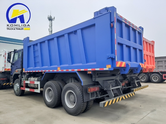 351-450hp Euro 5 6X4 20-30 toneladas Pesado 3 eixos 10 rodas Sinotruk HOWO Usado camião de lixo