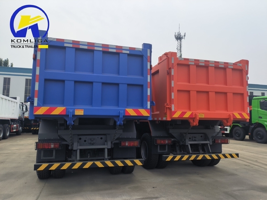 351-450hp Euro 5 6X4 20-30 toneladas Pesado 3 eixos 10 rodas Sinotruk HOWO Usado camião de lixo