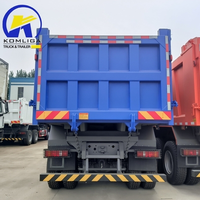 351-450hp Euro 5 6X4 20-30 toneladas Pesado 3 eixos 10 rodas Sinotruk HOWO Usado camião de lixo