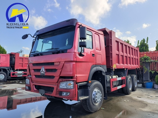 6X4 20-30 toneladas de carga pesada 3 eixos 10 rodas Sinotruk HOWO camião de descarga usado com 371HP