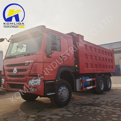 Euro 5 de segunda mão 6X4 20-30 toneladas Pesado 3 eixos 10 rodas Sinotruk HOWO camião de descarga