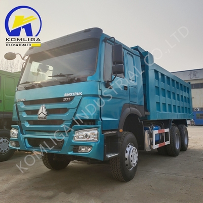 Caminhão de descarga usado Estilo de elevação frontal 20-30 toneladas 6X4 3 eixos 10 rodas Sinotruk HOWO