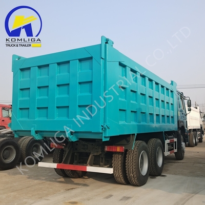 Caminhão de descarga usado Estilo de elevação frontal 20-30 toneladas 6X4 3 eixos 10 rodas Sinotruk HOWO