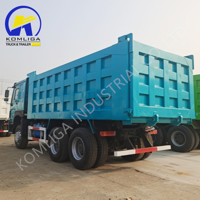 Caminhão de descarga usado Estilo de elevação frontal 20-30 toneladas 6X4 3 eixos 10 rodas Sinotruk HOWO