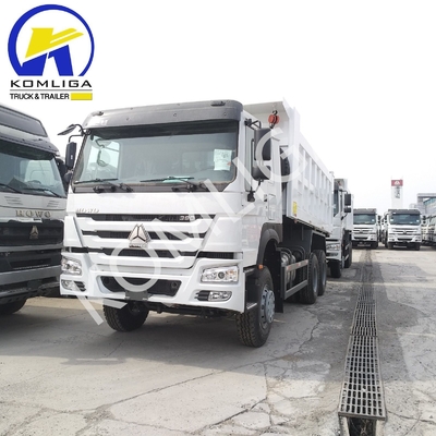 6X4 20-30 toneladas de carga pesada 3 eixos 10 rodas Sinotruk HOWO camião de descarga com baixa quilometragem