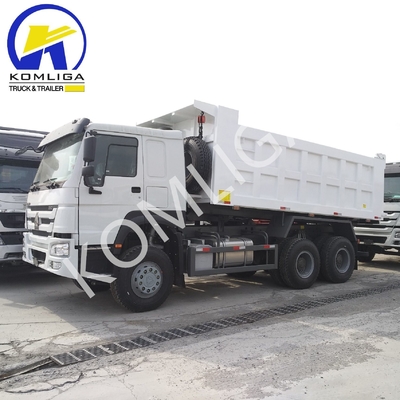 6X4 20-30 toneladas de carga pesada 3 eixos 10 rodas Sinotruk HOWO camião de descarga com baixa quilometragem