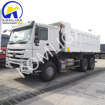 6X4 20-30 toneladas de carga pesada 3 eixos 10 rodas Sinotruk HOWO camião de descarga com baixa quilometragem