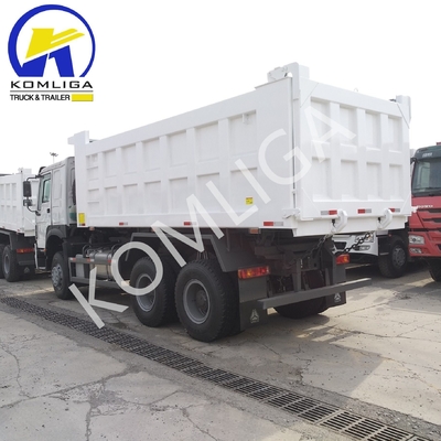 6X4 20-30 toneladas de carga pesada 3 eixos 10 rodas Sinotruk HOWO camião de descarga com baixa quilometragem