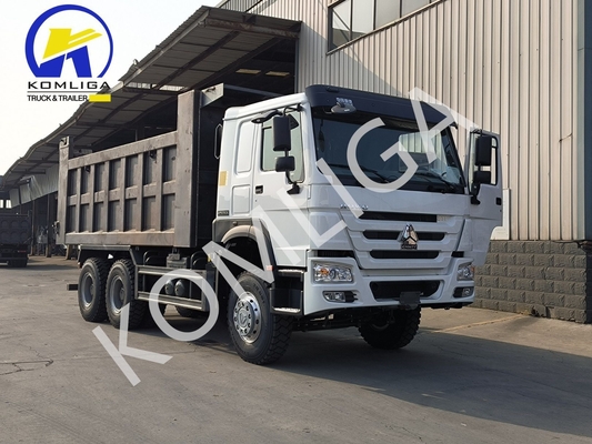 6X4 20-30 toneladas de carga pesada 3 eixos 10 rodas Sinotruk HOWO camião de descarga com baixa quilometragem