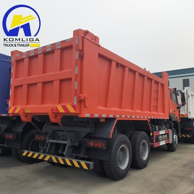 Sinotruk HOWO Usado caminhão de 10 rodas 3 eixos 6X4 baixa quilometragem carga pesada 8500 * 2500 * 3400mm