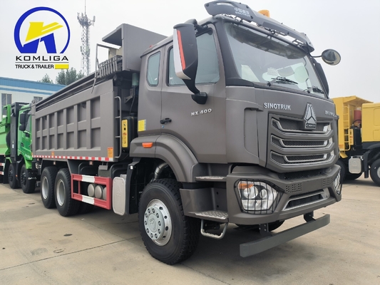 6X4 Heavy Duty 3 Axles 10 Wheels Used Dump Truck com eixo traseiro 16tons Capacidade de carga