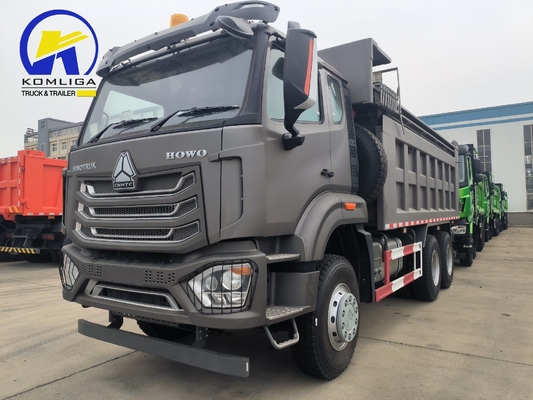 6X4 Heavy Duty 3 Axles 10 Wheels Used Dump Truck com eixo traseiro 16tons Capacidade de carga
