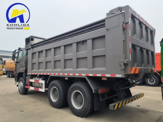 6X4 Heavy Duty 3 Axles 10 Wheels Used Dump Truck com eixo traseiro 16tons Capacidade de carga