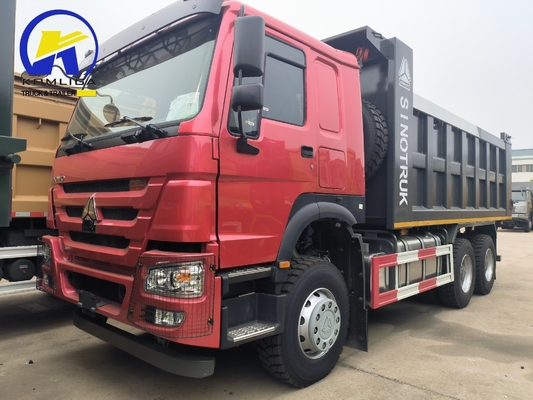 6X4 Heavy Duty 3 Axles 10 Wheels Used Dump Truck com eixo traseiro 16tons Capacidade de carga