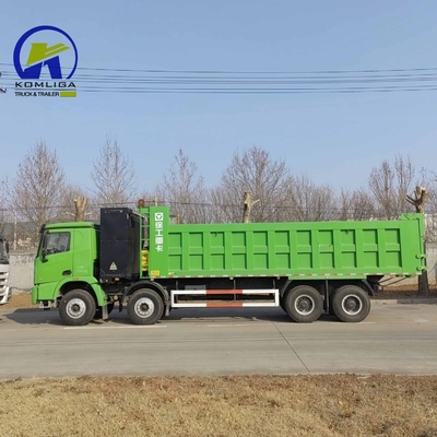 Caminhão de descarga usado 371HP 380HP 400HP 40tons Sinotruk HOWO Caminhão de despejo 8X4 12 rodas