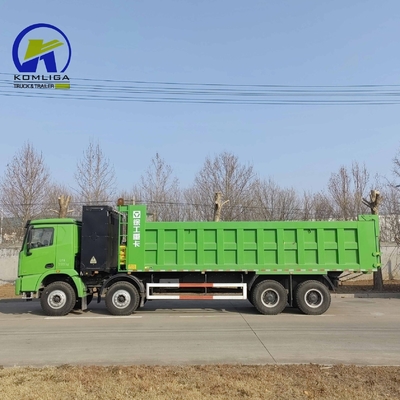 Caminhão de descarga usado 371HP 380HP 400HP 40tons Sinotruk HOWO Caminhão de despejo 8X4 12 rodas