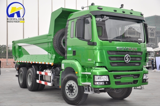 6X4 Shacman M3000 F3000 371HP 380HP 400HP 430HP 10 rodas em forma de U camião de lixo usado
