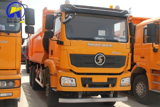 Caminhão de descarga Shacman certificado pelo GCC 6X4 10 rodas 20 toneladas 25 toneladas 30 toneladas Alta potência