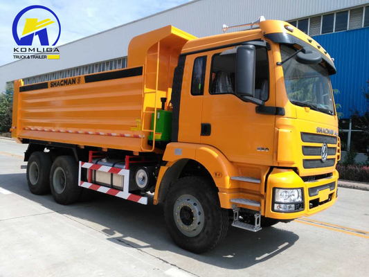 Caminhão de descarga Shacman certificado pelo GCC 6X4 10 rodas 20 toneladas 25 toneladas 30 toneladas Alta potência
