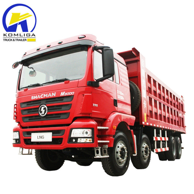 Potência 351-450hp Shacman M3000 H3000 8X4 12wheel Tripper Truck Usado Dump Truck