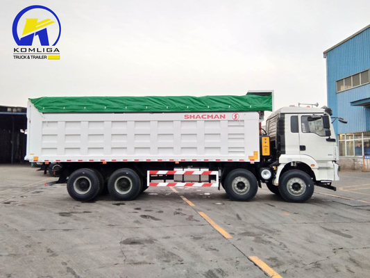 Potência 351-450hp Shacman M3000 H3000 8X4 12wheel Tripper Truck Usado Dump Truck