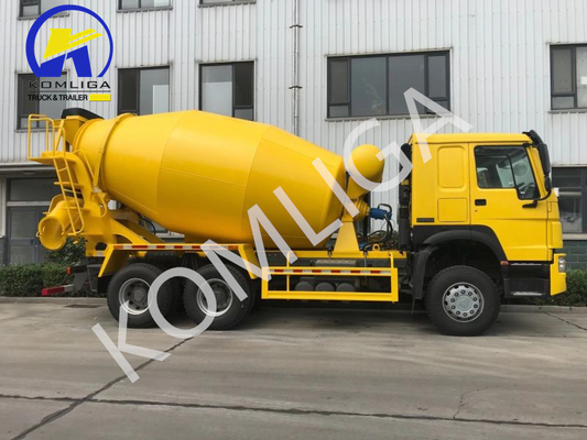 Sinotruk Construction Mobile 6X4 Used Cement Mixer Truck com sistema de direção Zf8118