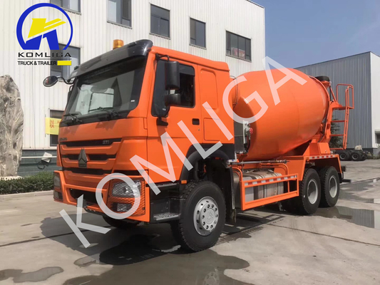 Sinotruk Construction Mobile 6X4 Used Cement Mixer Truck com sistema de direção Zf8118