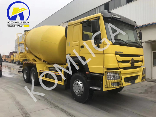 Sinotruk Construction Mobile 6X4 Used Cement Mixer Truck com sistema de direção Zf8118